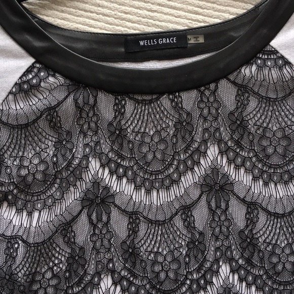 Lace sweatshirt top - Picture 2 of 3